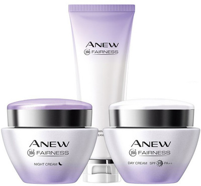 

Avon Fairness Day & Night Cream + Cleanser(Set of 3)