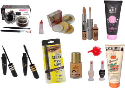 

ADS Professional Makeup Combo - 13 in 1(Set of 13)