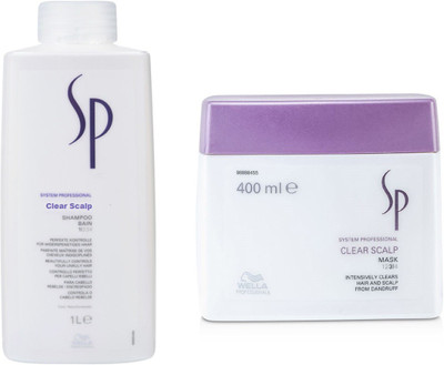 

Wella Professionals Sp Clear Scalp Shampoo With Mask(Set of 2)