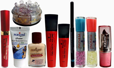 

Personi Combo of Beauty Accessories(Set of 10)