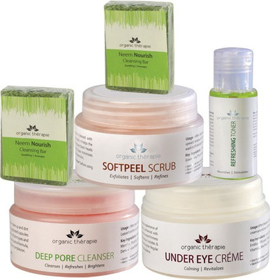 

Organic Therapie Revitalizes Skin Combo- (DPC50, RT50, UEC50, SPS50, NNB75 X2)(Set of 6)