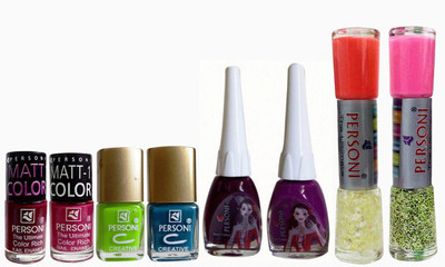 

Personi Colorful Nail-Paints Combo Set(Set of 8)