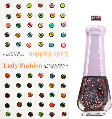 

Lady Fashion Nail Polish And Bindi 0803201721(Set of 2)