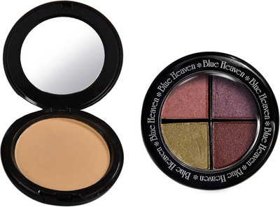 

Blue Heaven Artisto Compact (Cream Beige) & 4x1 Eye Magic Eye Shadow 605 Combo(Set of 2)