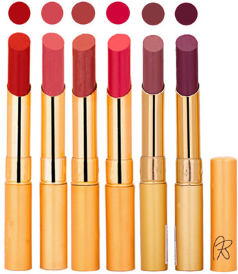 

Rythmx 6 Pcs Color Lipstick Makeup Creamy Matte Long Lasting Lip Colors 162201768(Multicolor,, 13.2 g)