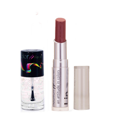 

Color Fever 932 Topcoat Nail Polish+Mauve Lipstick(Set of 2)