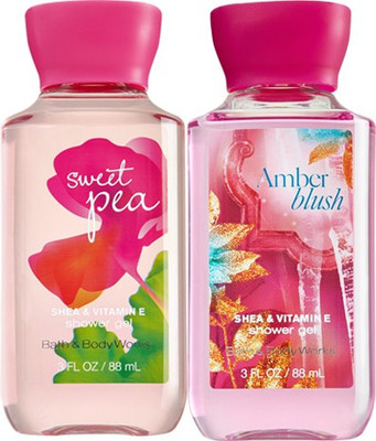 

Bath & Body Works Sweat Pea And Amber Blush(Set of 2)