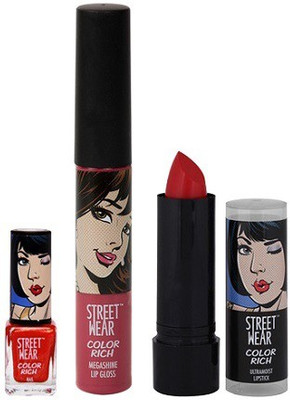 

Street Wear Color Rich Always Red Collection,Set of 3(Set of 3)