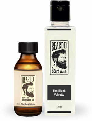 

Beardo The Black Velvette Beard Oil (30ml) & Wash Combo (100ml)(Set of 2)