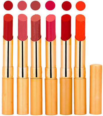 

Rythmx 6 Pcs Color Lipstick Makeup Creamy Matte Long Lasting Lip Colors 162201767(Multicolor,, 13.2 g)