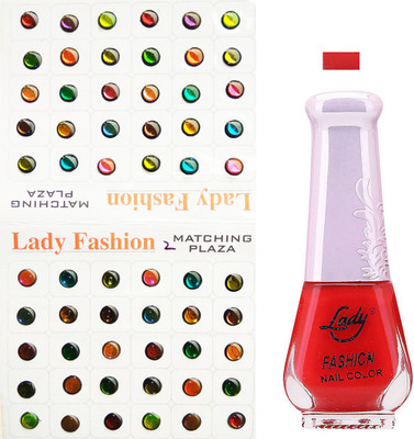 

Lady Fashion Nail Polish And Bindi 0803201764(Set of 2)