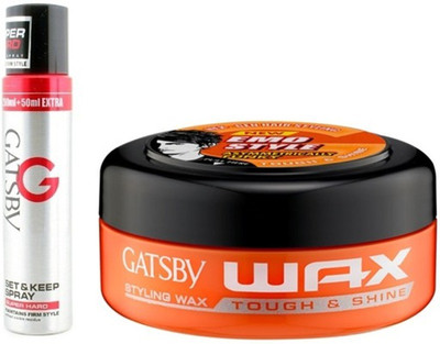 

Gatsby Tough & Shine ,Super Hard Hair Spray(Set of 2)