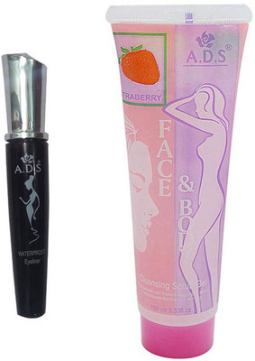 

ADS WaterProof Eyeliner, Strawberry Cleansing Gel(Set of 2)