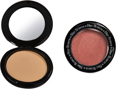 Blue Heaven Artisto Compact (Cream Beige) & Diamond Blush On 502(Set of 2)