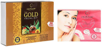 

Oxyglow Gold Facial Kit & Pearl Facial Kit(Set of 2)