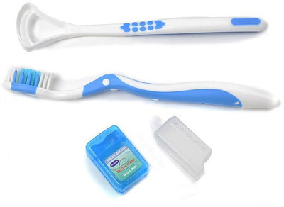 

Sukot 3 in 1 Dental care Kit Toothbrush Tongue Cleaner & Dental Floss(Set of 3)
