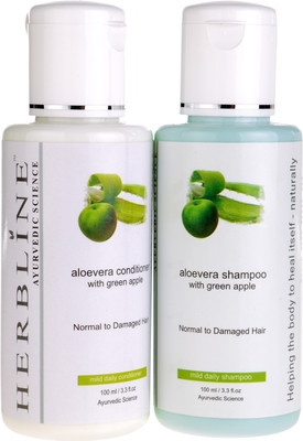 

Herbline Combo Pack Of Aloe Vera Shampoo & Conditioner(Set of 2)