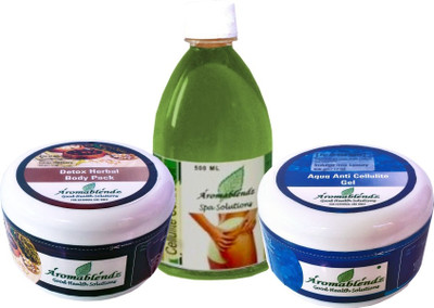 

Aromablendz Anti Cellulite Kit - AQUA(Set of 3)