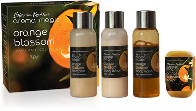 

Aroma Magic Orange Blossom Travel Bath Collection(Set of 4)
