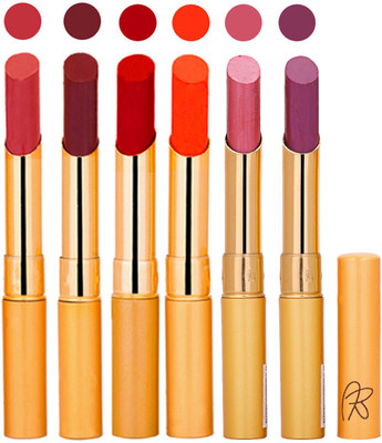 

Rythmx Imported Lipstick Combo of 6 Pcs for Ladies Women Girls 162201719(Multicolor,, 13.2 g)