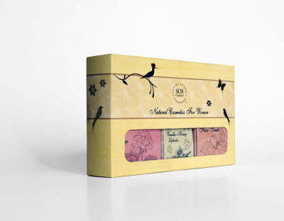 

SOS Organics 6-Piece Women's Natural Cosmetics Gift Set from Uttarakhand(Set of 6)