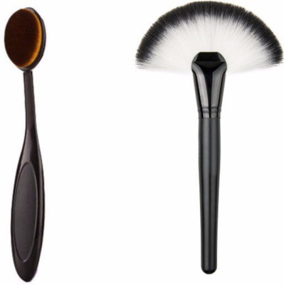 

Gugzy Professional care Oval brush and Fan brush(Set of 2)