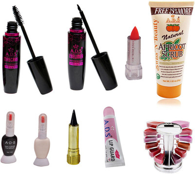 

ADS Professional Makeup Combo (9 in 1)(Set of 9)