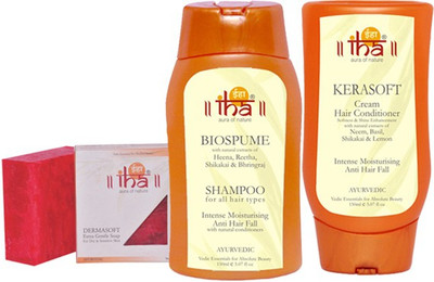 IHA Ayurvedic Bath & Hair Spa Combo(Set of 3)