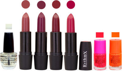 

Rythmx GSR RYTH BLK LIPSTICKS AND NAIL POLISH IMPORTANT COMBO 050(Set of 7)