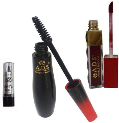 

ADS 1595 Mascara, Kajal, Sparkle Sindoor(Set of 3)