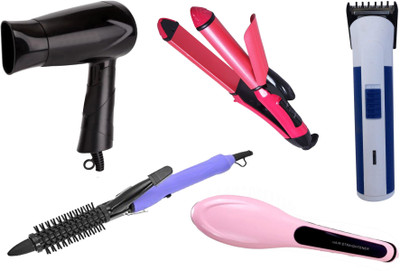 

Appliance Bazar AB-6020 Personal Care Appliance Combo(Hair Curler, Hair Straightener)