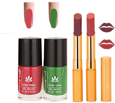 

Aroma Care Nail Polish RHYTHM Mauve Lipstick Combo 027(Set of 4)