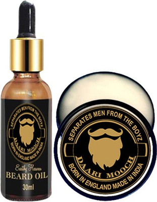 

Daarimooch Earthy Heaven Beard Balm & Beard Oil(Set of 2)