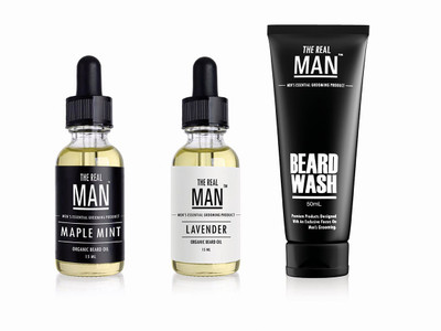 

The Real Man Beard & Mustache Oil Maple Mint(15ml), Lavender(15ml) & Beard Wash(Set of 3)