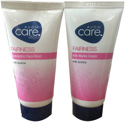 

Avon Fairness Exfoliation Face Wash and Anti-marks Cream(Set of 2)