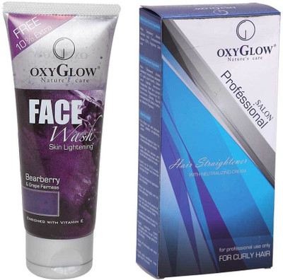 

Oxyglow Bearberry Face Wash & Hair Straightener(Set of 2)