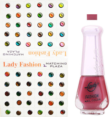 

Lady Fashion Nail Polish And Bindi 0803201753(Set of 2)