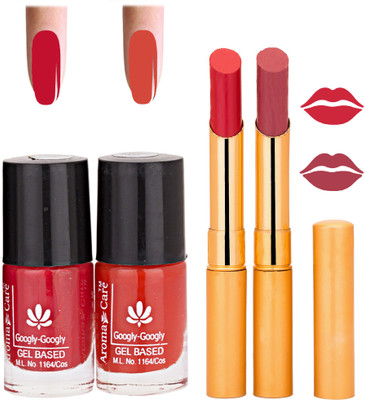 

Aroma Care Nail Polish Red Lipstick Combo 037(Set of 4)