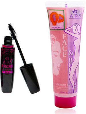 

ADS 1625 Mascara, Papaya Cleansing Gel(Set of 2)