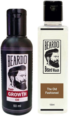 

Beardo Growth oil-Old Fashioned Wash 50 and 100ml(Set of 2)