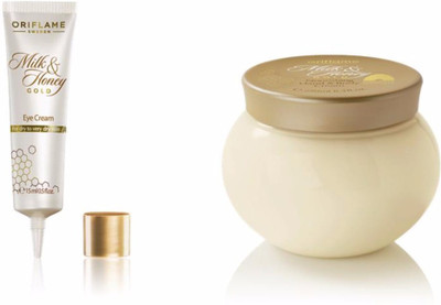 

Oriflame Sweden milk & honey eye and body cream(Set of 2)