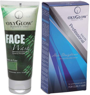 

Oxyglow Neem & Tulsi Face Wash & Hair Straightener(Set of 2)