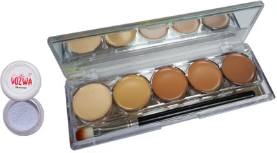 

Vozwa Silver Shimmer powder and Contour Palette Concealer(Set of 2)