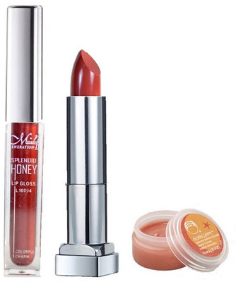 

Menow Splendid Honey All Day Lip Wear Collection-Choco Chic(Set of 3)