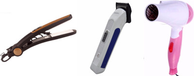 

3P Kart Combo Pack of Trimmer , Dryer and Straightener(Set of 3)