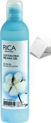 

Rica Pre-Wax Gel Cotton Milk With Facial Tissue(Set of 1)