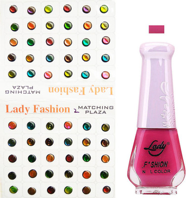 

Lady Fashion Nail Polish And Bindi 0803201762(Set of 2)
