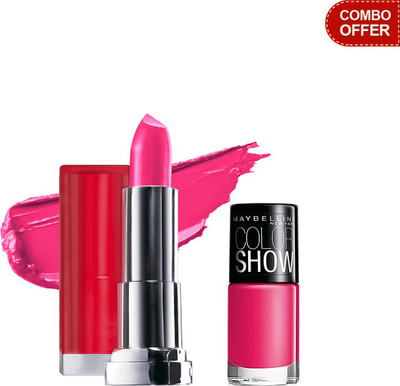 

Maybelline Color Show Lip Color with Color Show Nail Color(Set of 2)