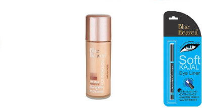 

Blue Heaven OIL FREE FOUNDATION ,KAJAL(Set of 2)