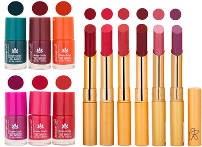 

Aroma Care Famous Combo of Nail Polish with Rythm Long Lasting Lipstick Sets 183201715(Set of 12)